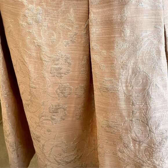 Eva Mendes Floral Brocade Embroidery Skirt Womens Sz 16 - Picture 5 of 10